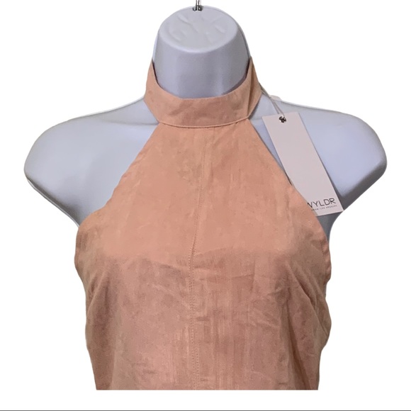 WYLDR by Revolve Infinity Halter Mini Dress Blush - Picture 5 of 14